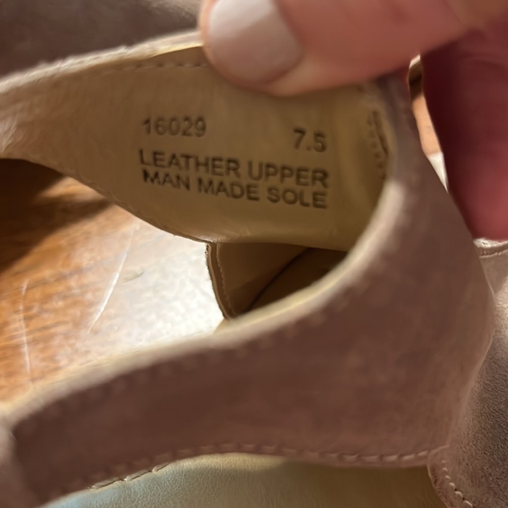 Barbara Barbieri size 7.5 peep toe sandals - Picture 9 of 10